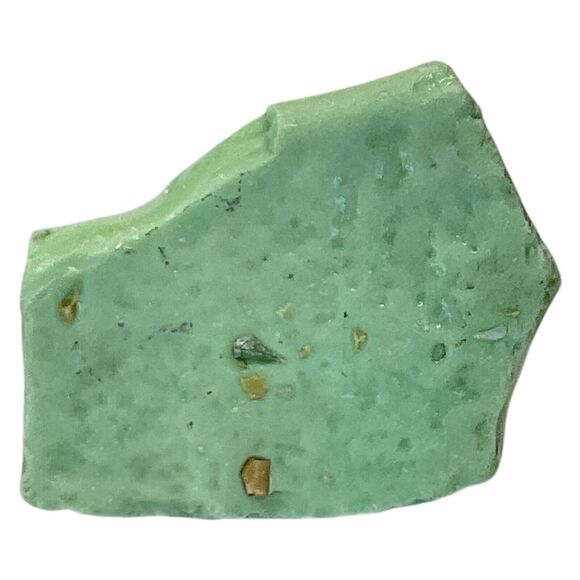 Lime Green Jadeite Art Glass Cullet Slag Glass #5XL11 - Picture 3 of 6